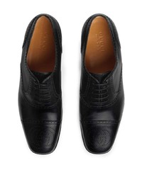 Chaussures richelieu en cuir noires Gucci