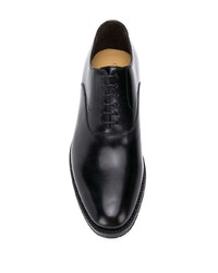 Chaussures richelieu en cuir noires Green George