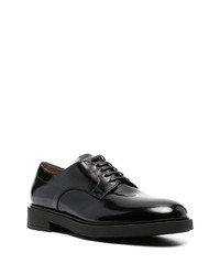 Chaussures richelieu en cuir noires Gianvito Rossi