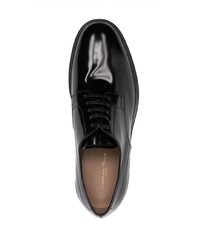 Chaussures richelieu en cuir noires Gianvito Rossi