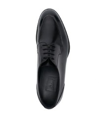 Chaussures richelieu en cuir noires Brioni