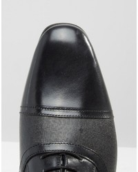 Chaussures richelieu en cuir noires