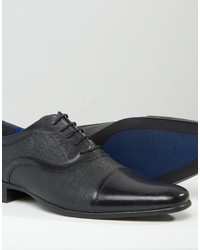 Chaussures richelieu en cuir noires