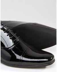 Chaussures richelieu en cuir noires