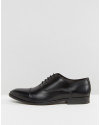 Chaussures richelieu en cuir noires Base London