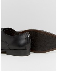 Chaussures richelieu en cuir noires Base London