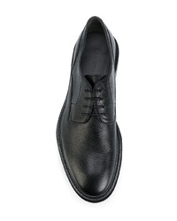 Chaussures richelieu en cuir noires Lanvin