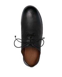 Chaussures richelieu en cuir noires Marsèll