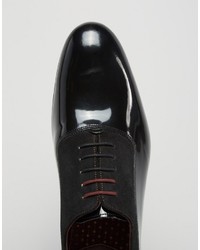 Chaussures richelieu en cuir noires Ted Baker