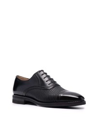 Chaussures richelieu en cuir noires Bally