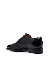 Chaussures richelieu en cuir noires Bally