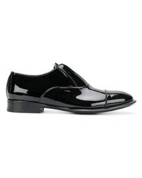Chaussures richelieu en cuir noires Alexander McQueen