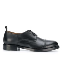 Chaussures richelieu en cuir noires Societe Anonyme