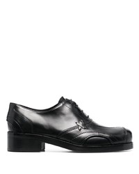 Chaussures richelieu en cuir noires Stefan Cooke