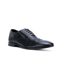 Chaussures richelieu en cuir noires Henderson Baracco