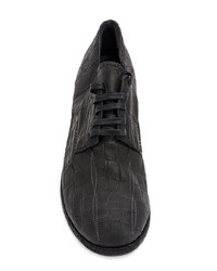 Chaussures richelieu en cuir noires Isaac Sellam Experience