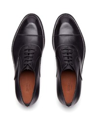 Chaussures richelieu en cuir noires Zegna