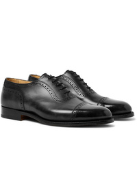 Chaussures richelieu en cuir noires Tricker's