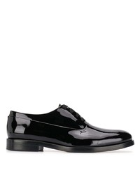 Chaussures richelieu en cuir noires Valentino Garavani