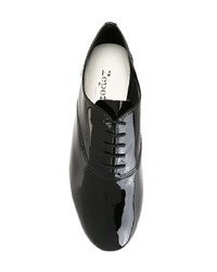 Chaussures richelieu en cuir noires Repetto