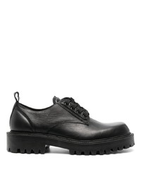 Chaussures richelieu en cuir noires Vic Matie