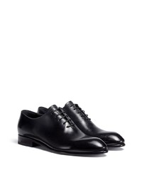 Chaussures richelieu en cuir noires Zegna