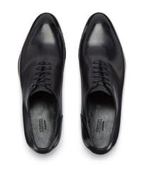 Chaussures richelieu en cuir noires Zegna