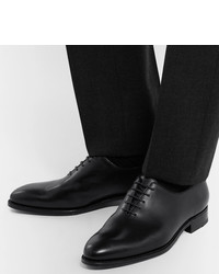 Chaussures richelieu en cuir noires J.M. Weston