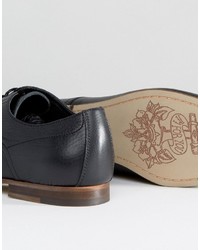 Chaussures richelieu en cuir noires Zign Shoes