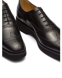 Chaussures richelieu en cuir ornées noires Church's