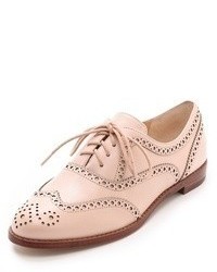 Chaussures richelieu en cuir roses Kate Spade