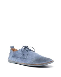 Chaussures richelieu en daim bleu clair Marsèll