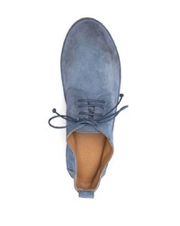 Chaussures richelieu en daim bleu clair Marsèll