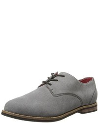 Chaussures richelieu en daim grises