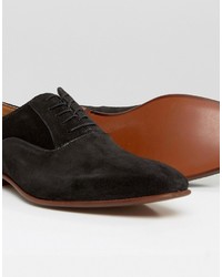 Chaussures richelieu en daim noires Aldo