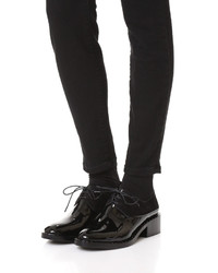 Chaussures richelieu en daim noires 3.1 Phillip Lim