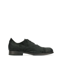 Chaussures richelieu en daim noires Fiorentini+Baker