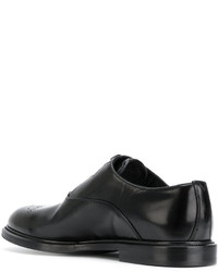 Chaussures richelieu noires Dolce & Gabbana