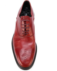 Chaussures richelieu rouges Dolce & Gabbana