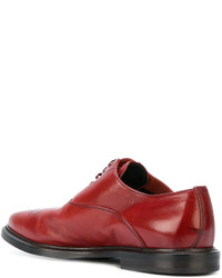 Chaussures richelieu rouges Dolce & Gabbana