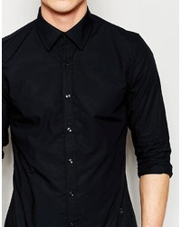 Chemise à étoiles noire G Star