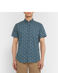 Chemise à fleurs bleue J.Crew