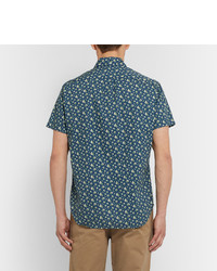 Chemise à fleurs bleue J.Crew