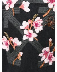 Chemise à fleurs noire Off-White