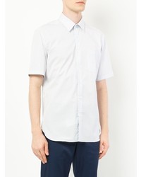 Chemise à manches courtes à carreaux blanche D'urban