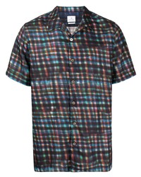 Chemise à manches courtes à carreaux multicolore PS Paul Smith