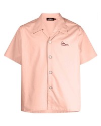 Chemise à manches courtes à carreaux rose Late Checkout