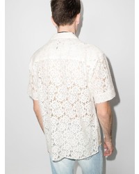 Chemise à manches courtes à fleurs blanche Andersson Bell