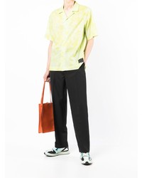 Chemise à manches courtes à fleurs chartreuse Paul Smith