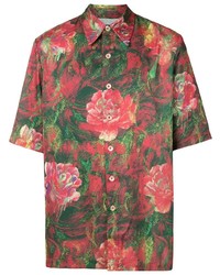 Chemise à manches courtes à fleurs multicolore Necessity Sense
